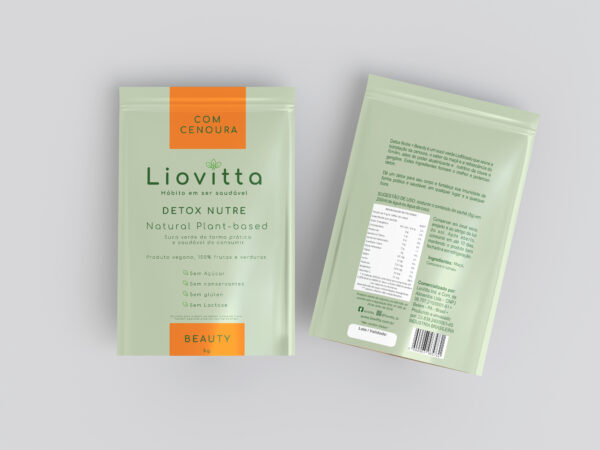 Detox Nutre Cenoura Liofilizado em pó